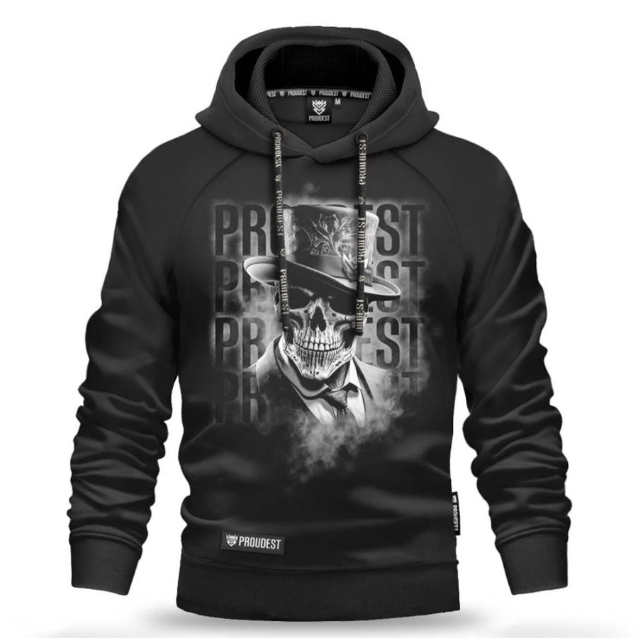 Mezczyzna Proudest | Bluza Z Kapturem Gentleman Skull Black