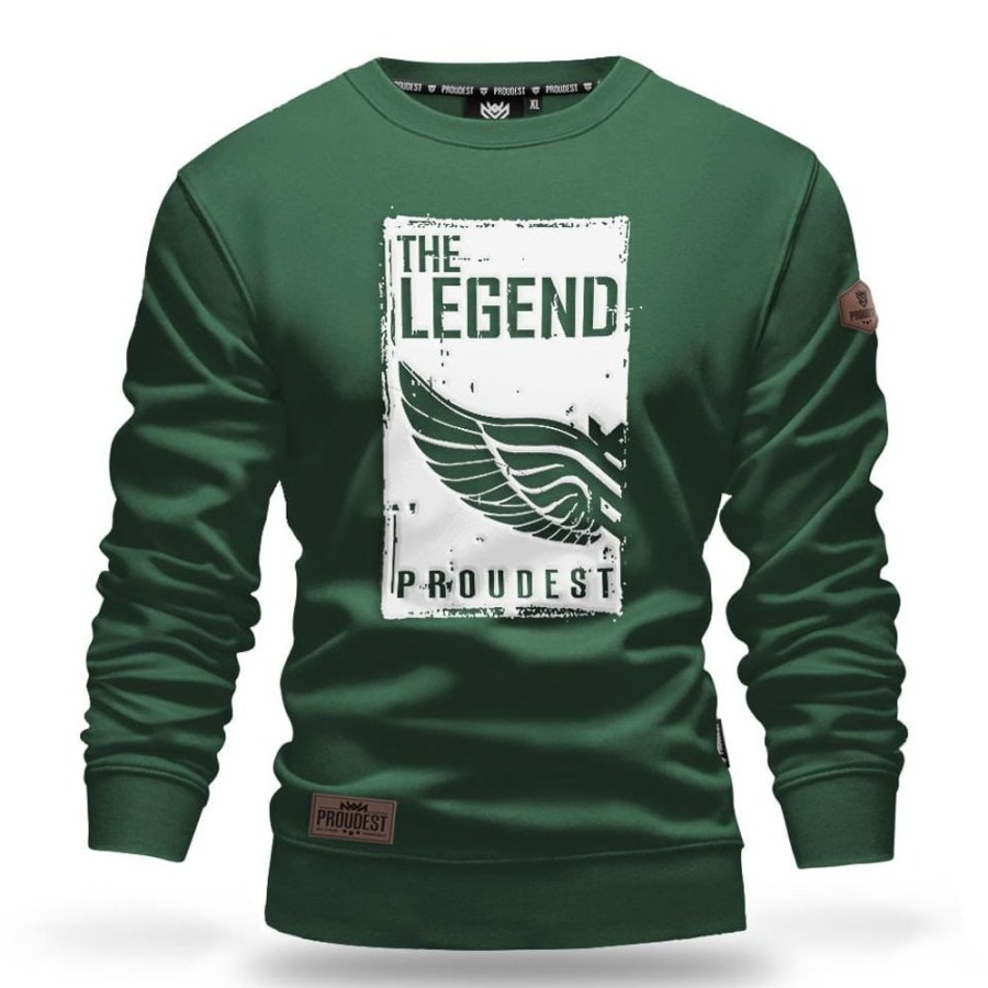 Mezczyzna Proudest | Bluza Klasyczna The Legend Green