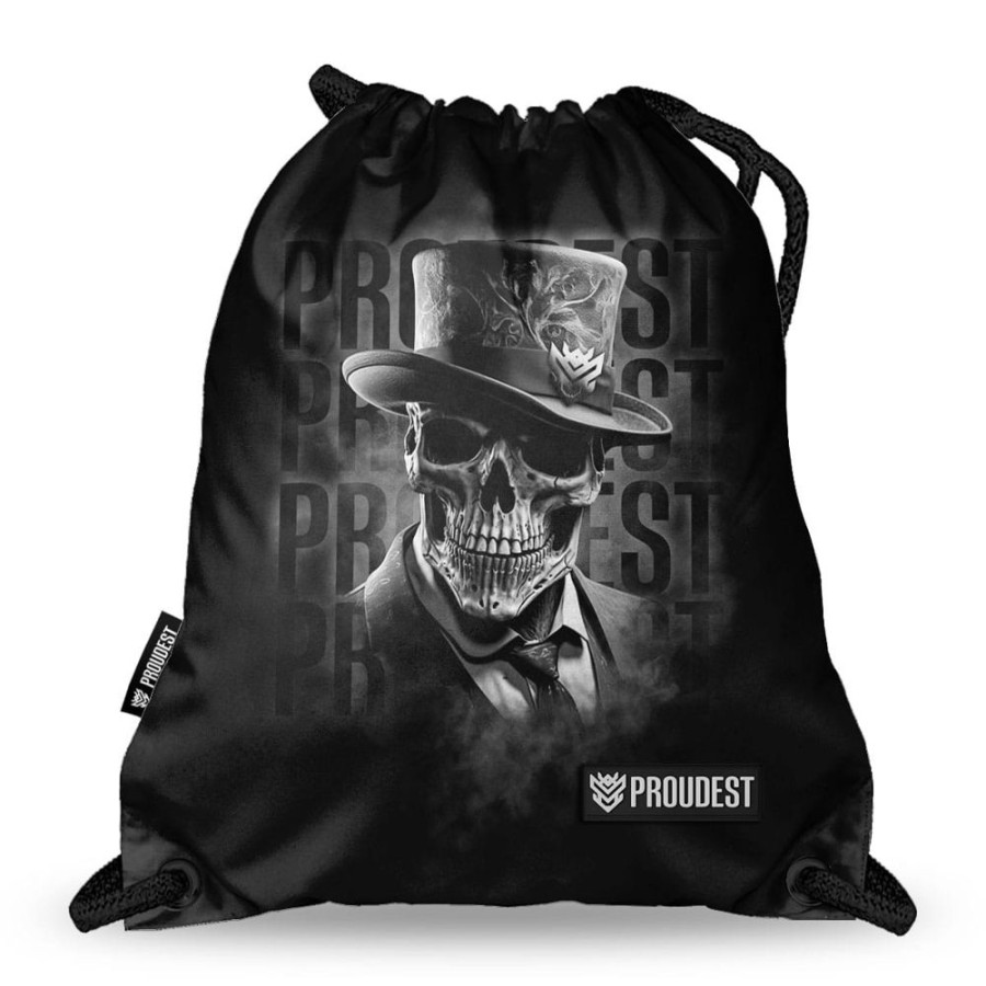 Akcesoria Proudest | Worek-Plecak Gentleman Skull Black