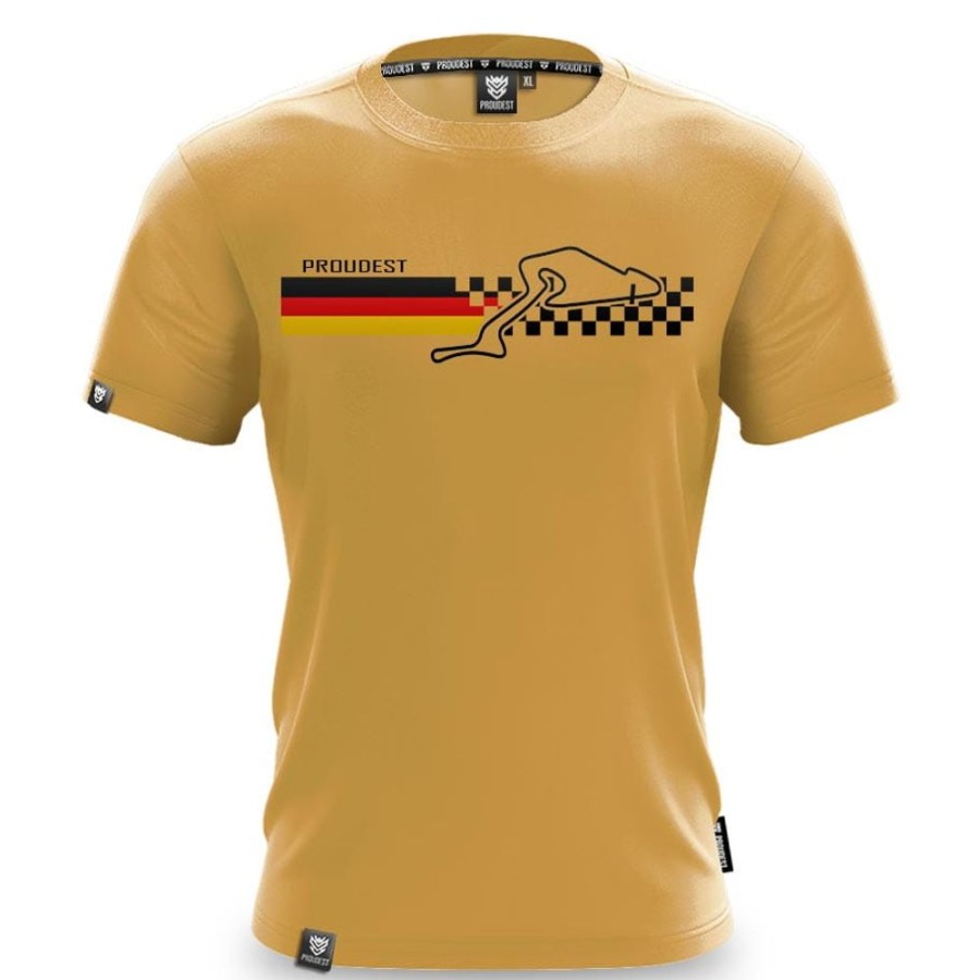 Mezczyzna Proudest | Koszulka Bawelniana German Gp Mustard