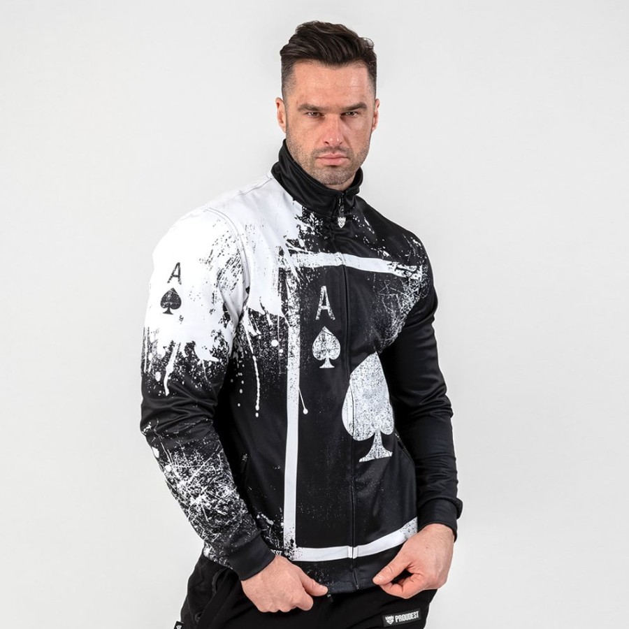 Mezczyzna Proudest | Bluza Rozpinana Ze Stojka As-Art Black